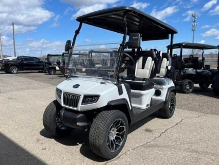 2025 E-Z-GO Liberty ELiTE Lithium PTV – white | 4 Forward-Facing Seats | Samsung SDI | Zero-Maintenance
