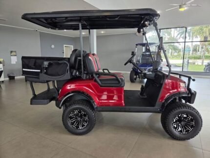 2025 STAR EV CP-2+2 Lifted LSV – Jet Red | Street-Legal | 4-Passenger Electric Cart | Lithium Option