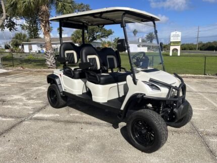 2025 Evolution D5 Ranger 2+2 Plus Pearl White | Cart with CarPlay - Golf Carts Nation | Street-Legal LSV & Custom Carts