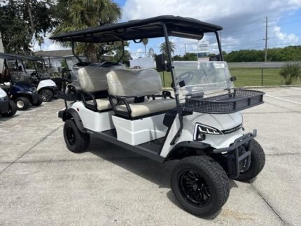 2026 STAR EV J-Model 4+2 LSV | Lifted 6-Passenger Lithium | White | Premium Family Shuttle Sale! - Golf Carts Nation | Street-Legal LSV & Custom Carts