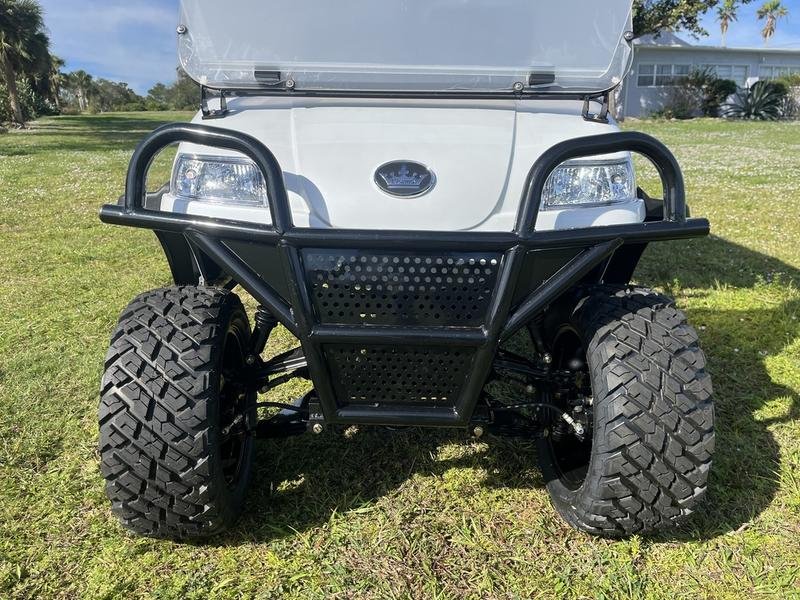 2025 Evolution Forester 6 Plus Pearl White | 6-Seater Lifted Golf Cart - Golf Carts Nation | Street-Legal LSV & Custom Carts - Image 5