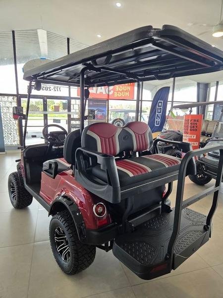 2025 STAR EV CP-2+2 Lifted LSV – Jet Red | Street-Legal | 4-Passenger Electric Cart | Lithium Option - Image 3