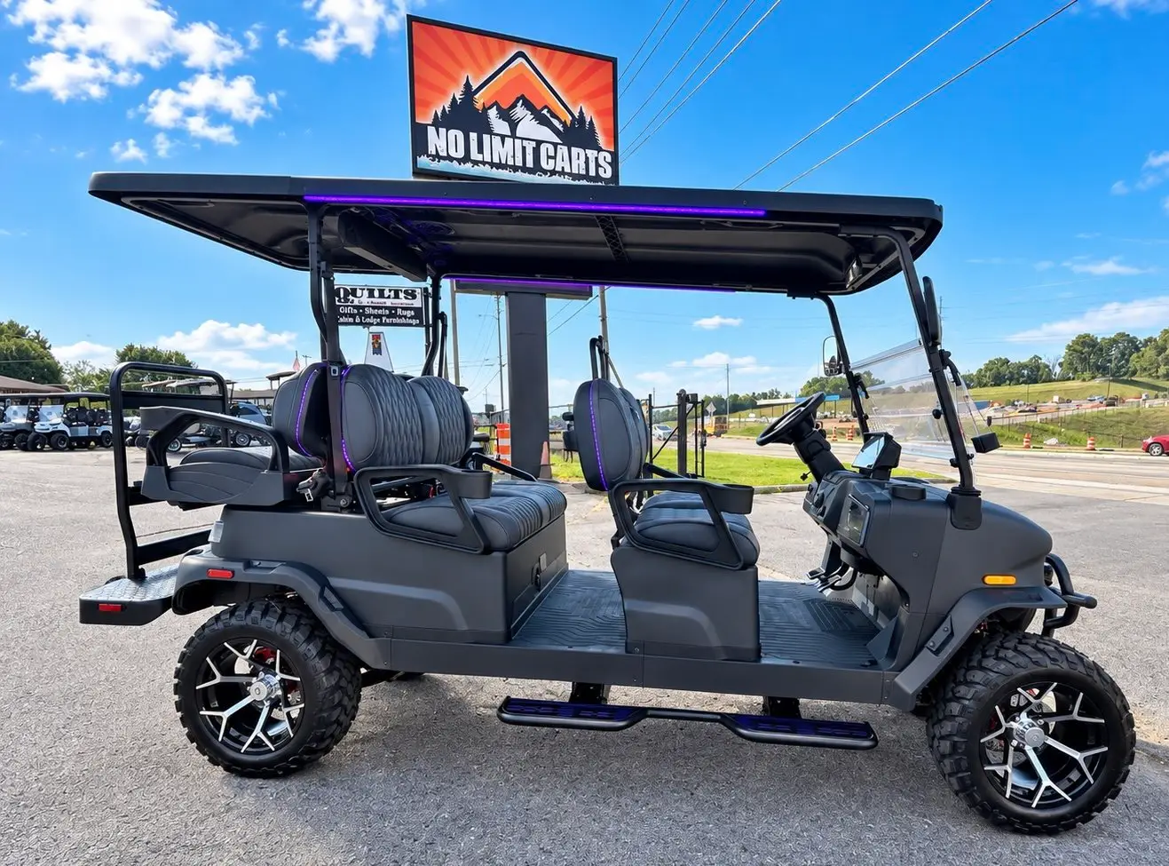 2026 Denago EV Rover XL6 Lifted 6-Passenger Lithium Cart | 105Ah LiFePO₄ | Street Legal LSV | Apple CarPlay - Image 2
