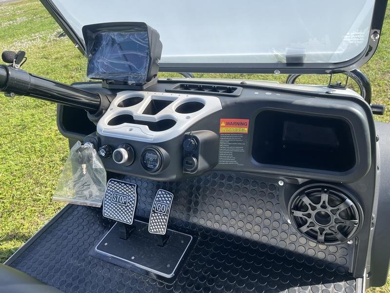 2025 Evolution Forester 6 Plus Pearl White | 6-Seater Lifted Golf Cart - Golf Carts Nation | Street-Legal LSV & Custom Carts - Image 3