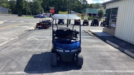 2024 E-Z-GO Freedom RXV ELiTE Lithium – Patriot Blue | Zero-Maintenance | Extended Range | 2-Passenger