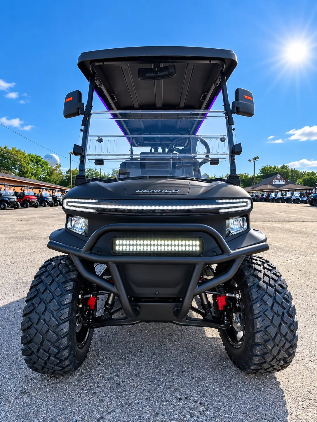 2026 Denago EV Rover XL6 Lifted 6-Passenger Lithium Cart | 105Ah LiFePO₄ | Street Legal LSV | Apple CarPlay