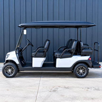 2026 Club Car Onward Lifted 6-Passenger HP Lithium PTV – Glacier White | Zero-Maintenance Luxury | AlumiCore